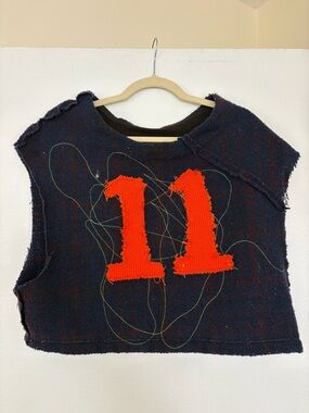 Handmade urban crop top sweater